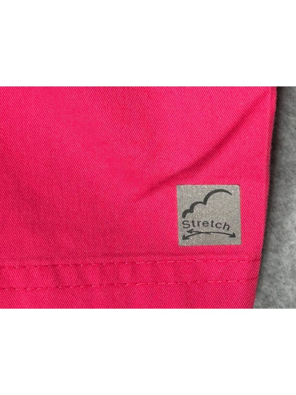 Butter-Soft Stretch Women's Plus Sz 4X Pink V-Neck Scrub Top w/ Pockets - Picture 6 of 8